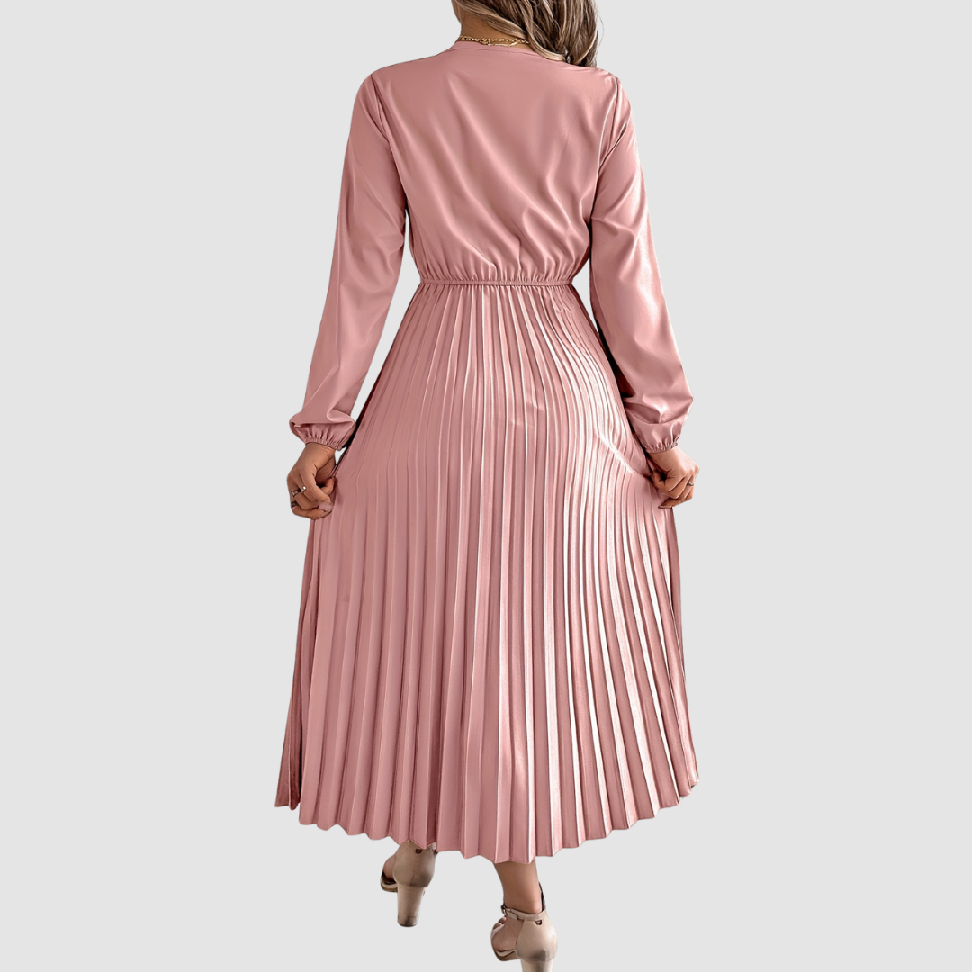 Closette | Lace Trim A-Line Dress For Woman