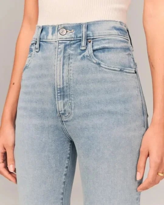 Closette | High-Waisted Straight Fit Jeans For Woman