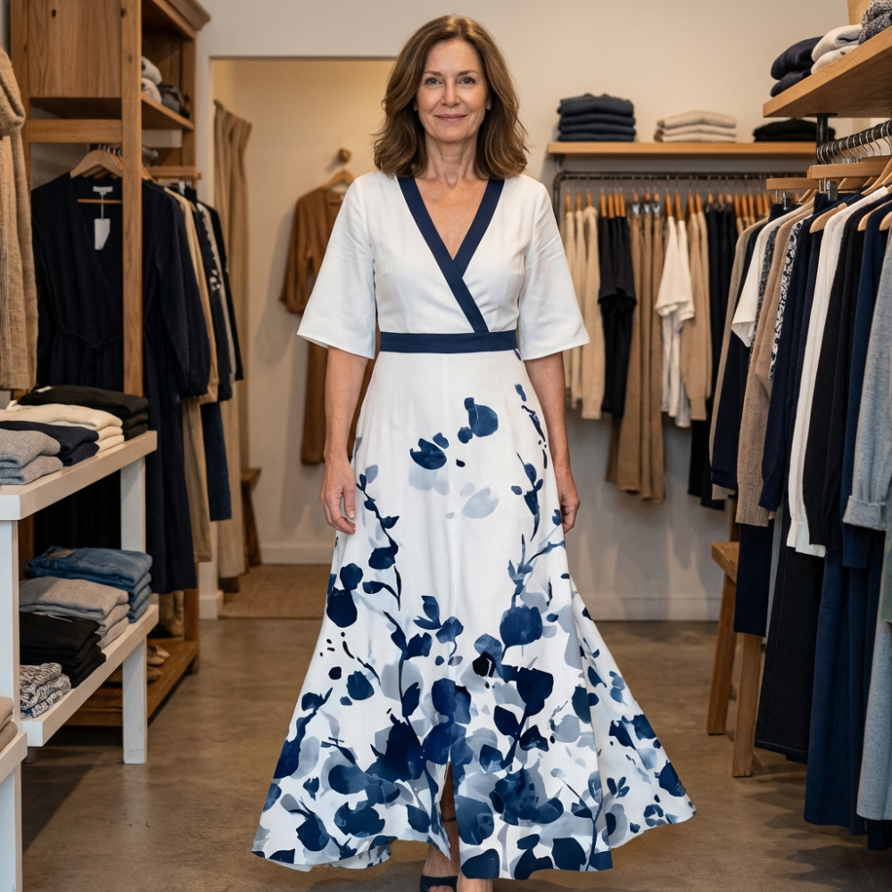 Closette | Elegant Floral Dress For Woman