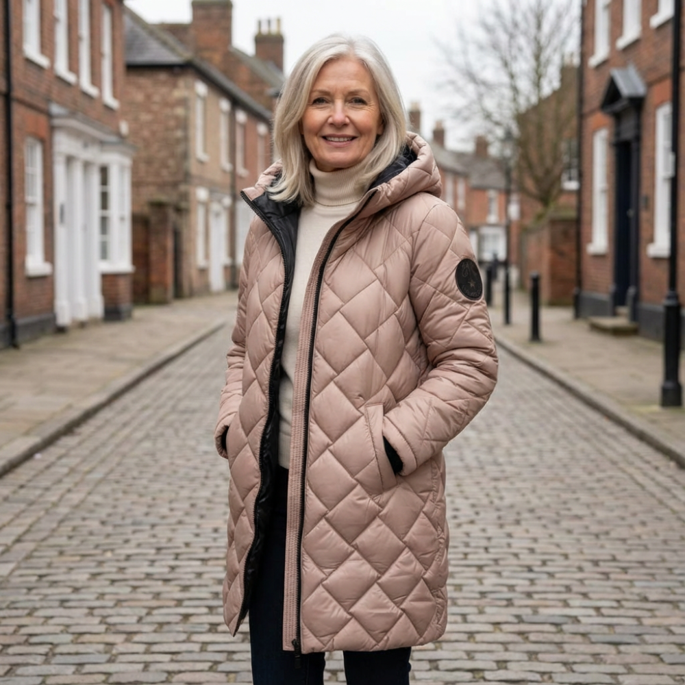 Closette | Long Padded Hooded Jacket For Woman