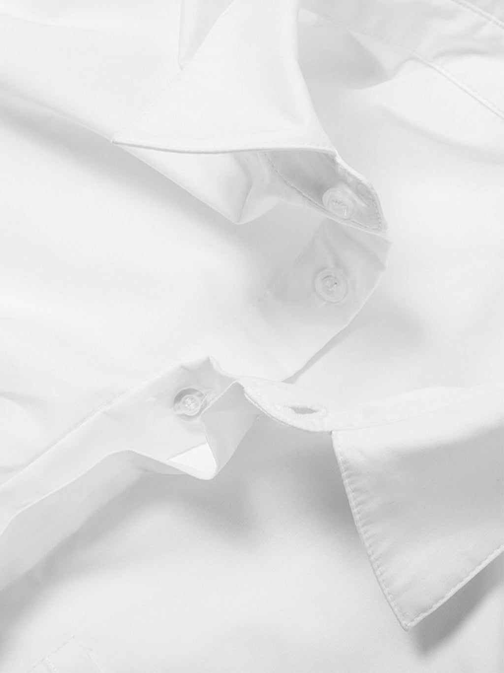 Closette | Cropped Blouse With Raw Cut Hem For Women