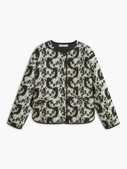 Animal Print Statement Jacket | Leona