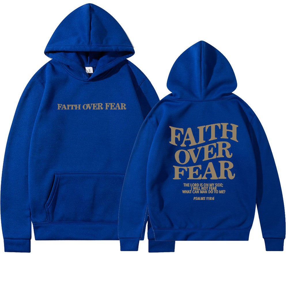 Closette | Faith Over Fear Graphic Hoodie For Woman