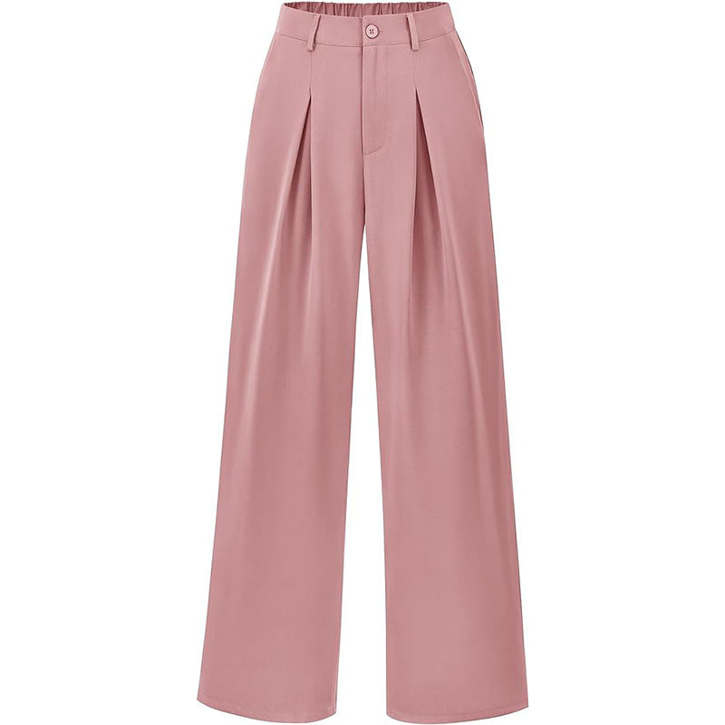 Closette | Pleated Wide Leg Trousers For Woman