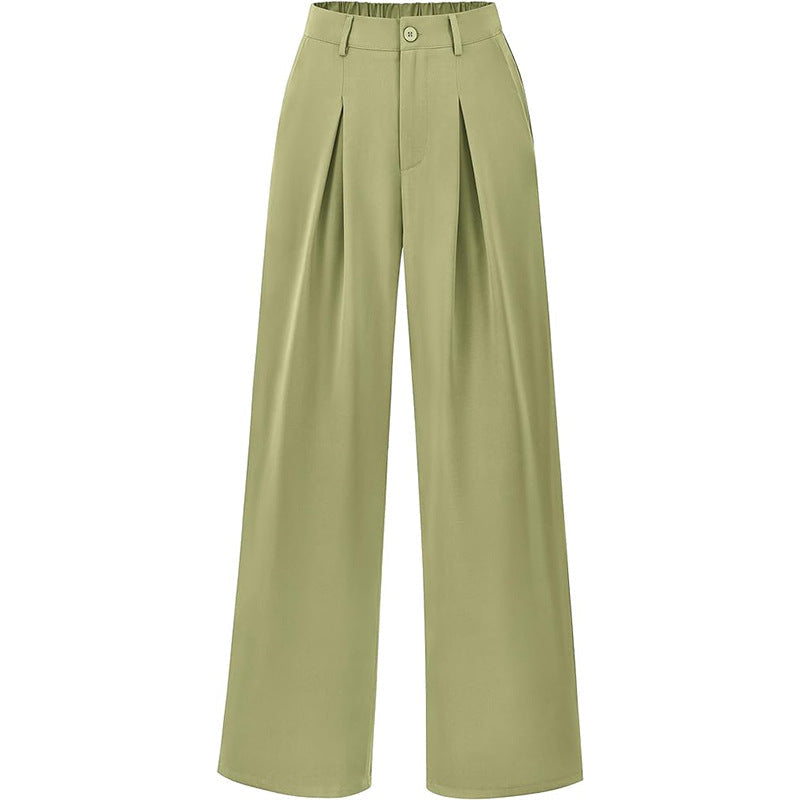 Closette | Pleated Wide Leg Trousers For Woman