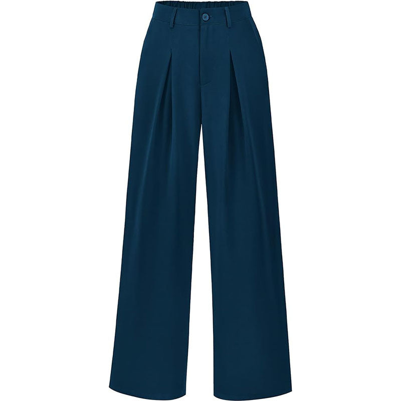 Closette | Pleated Wide Leg Trousers For Woman