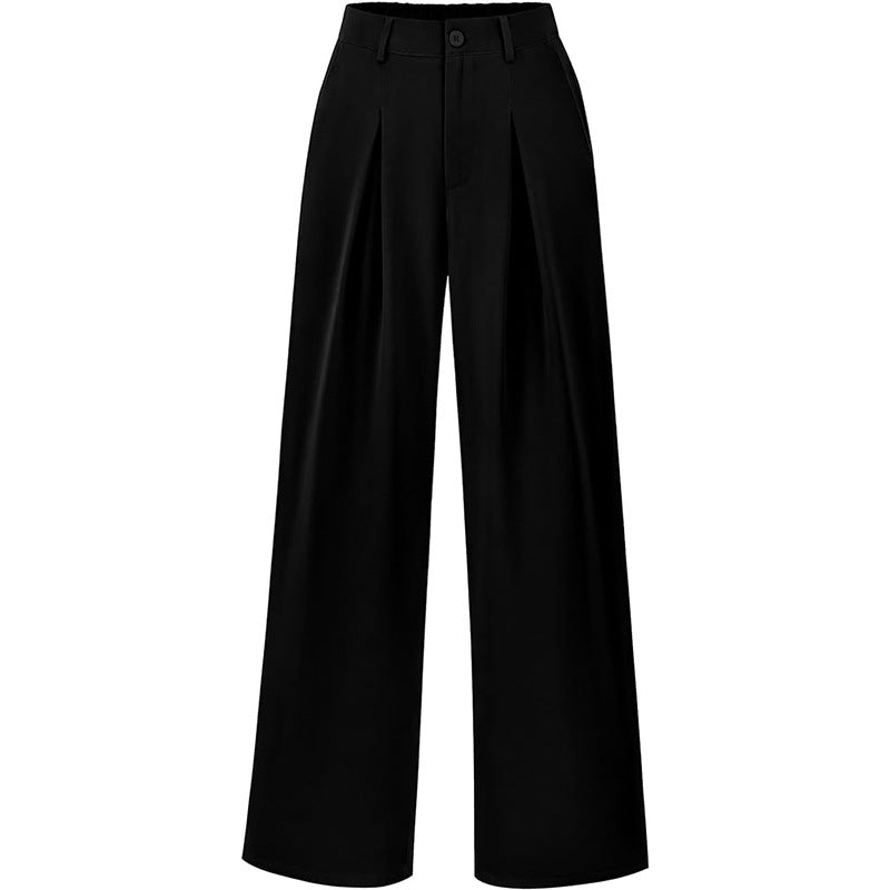 Closette | Pleated Wide Leg Trousers For Woman