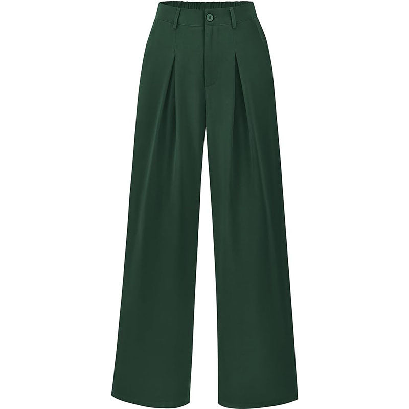 Closette | Pleated Wide Leg Trousers For Woman