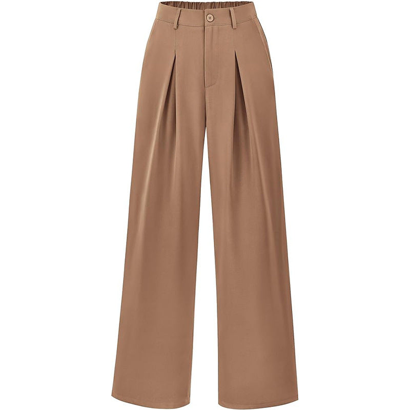 Closette | Pleated Wide Leg Trousers For Woman