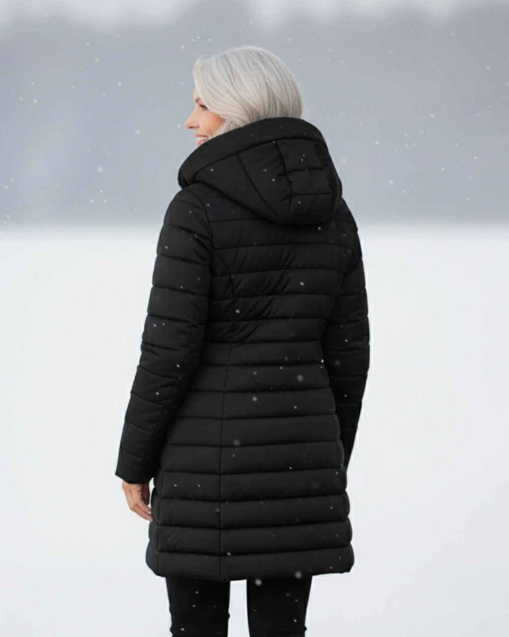 Closette | Fleece Lined Puffer Coat For Woman