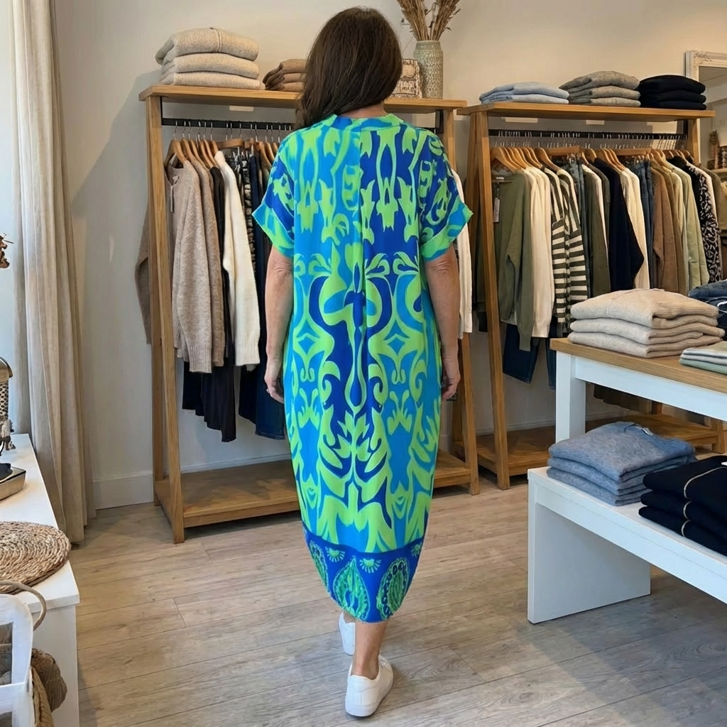 Closette | Long Floral Summer Dress For Woman