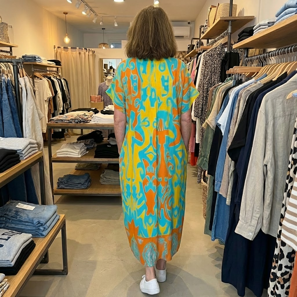 Closette | Long Floral Summer Dress For Woman